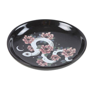 Floral Snake Trinket Dish - Water Moon Shop