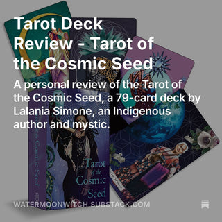 Tarot Deck Review-Tarot of the Cosmic Seed