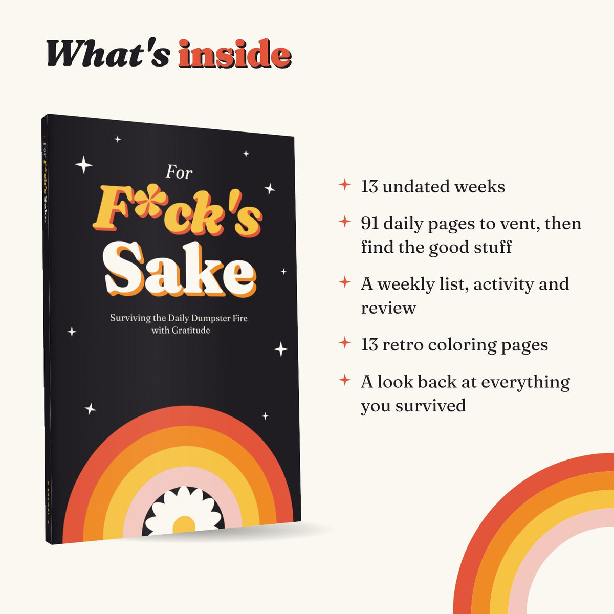 For F*ck's Sake: Paperback Gratitude Journal