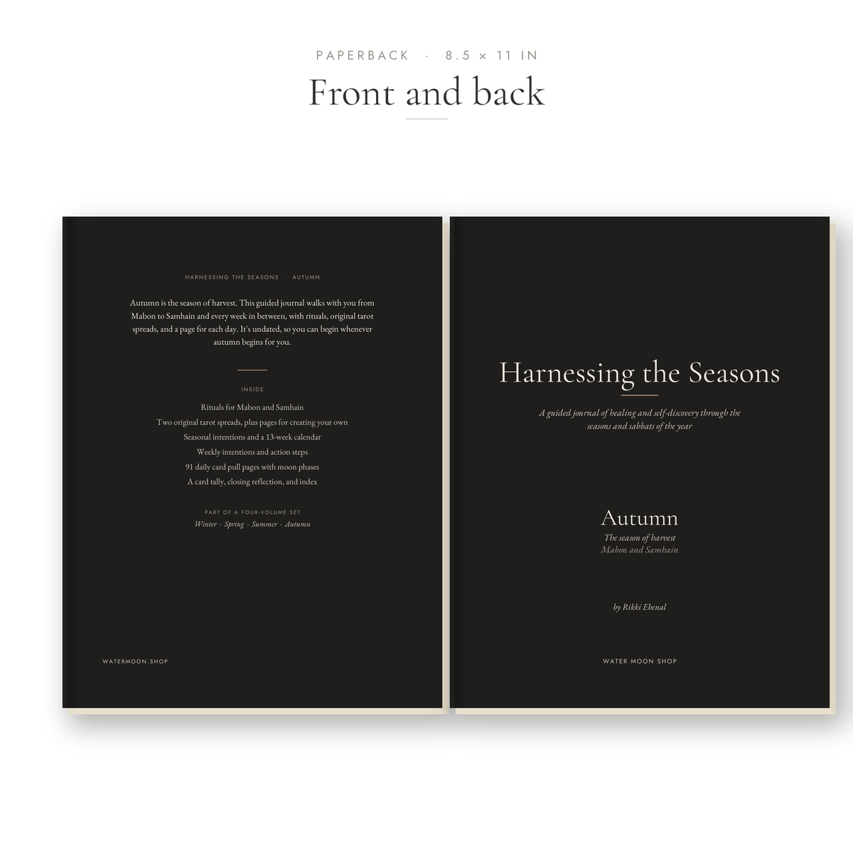 Harnessing the Seasons: Autumn, Guided Tarot Journal (Paperback)