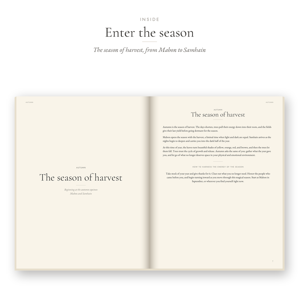 Harnessing the Seasons: Autumn, Guided Tarot Journal (Paperback)