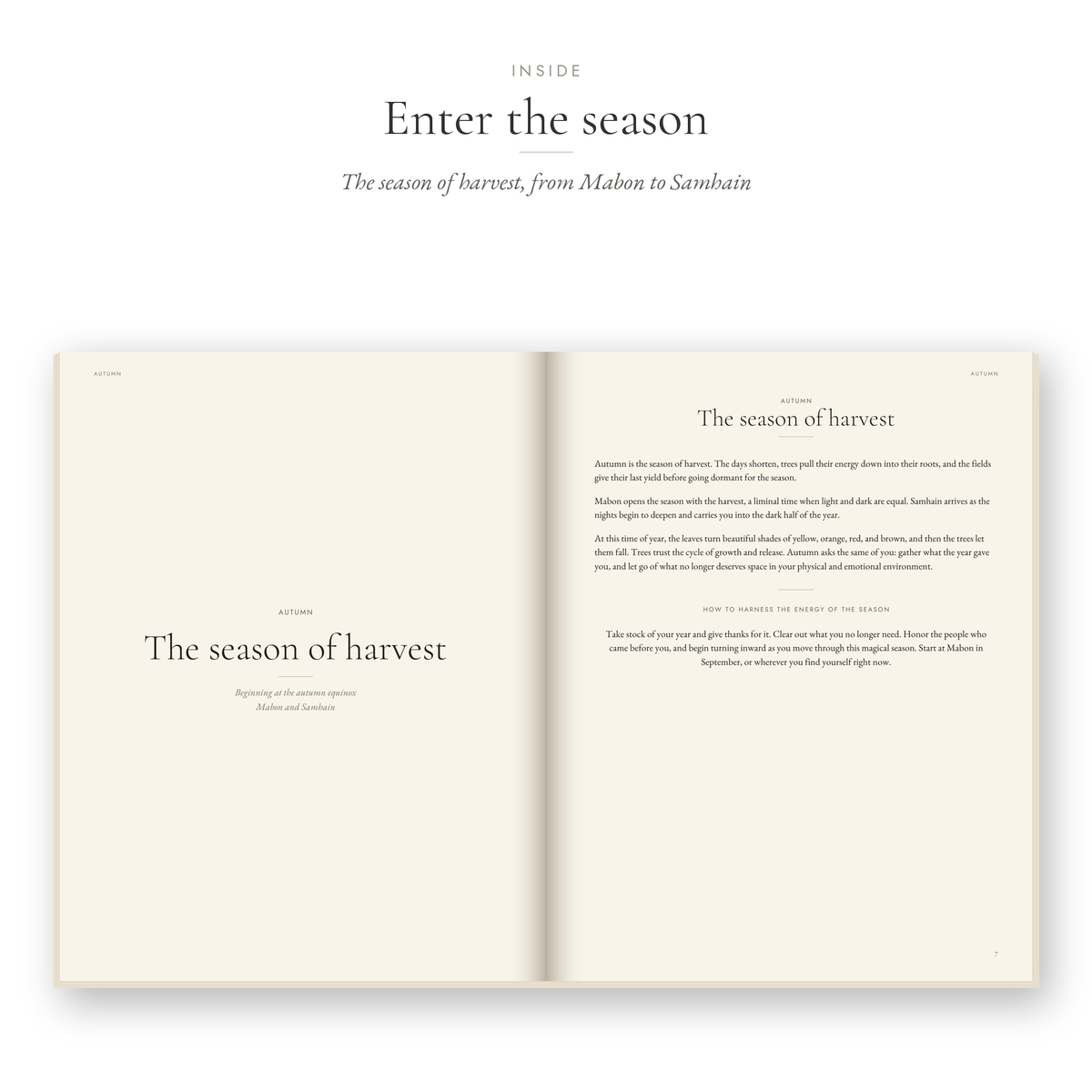 Harnessing the Seasons: Autumn, Guided Tarot Journal (Paperback)