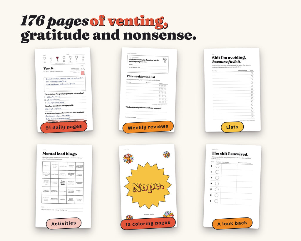 For F*ck's Sake: Paperback Gratitude Journal