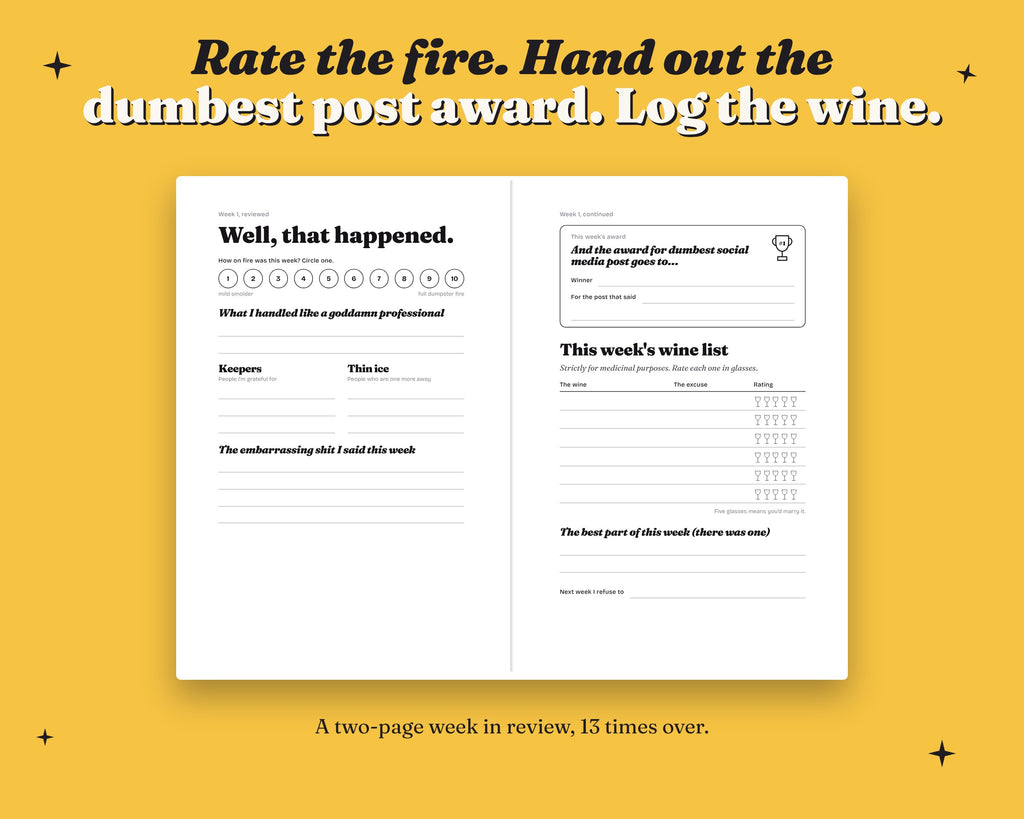 For F*ck's Sake: Paperback Gratitude Journal