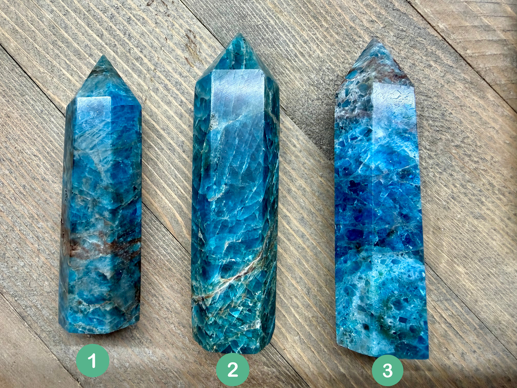 Blue Apatite Tower