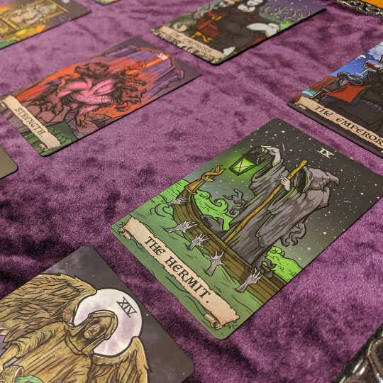 Terror Tarot Card Oracle Deck 23 Card Halloween Major Arcana