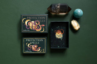 Little Deck of Spells: Protection - 36 Magical Protection Spell Cards, Beginner Witch & Energy Defense Spellwork Deck