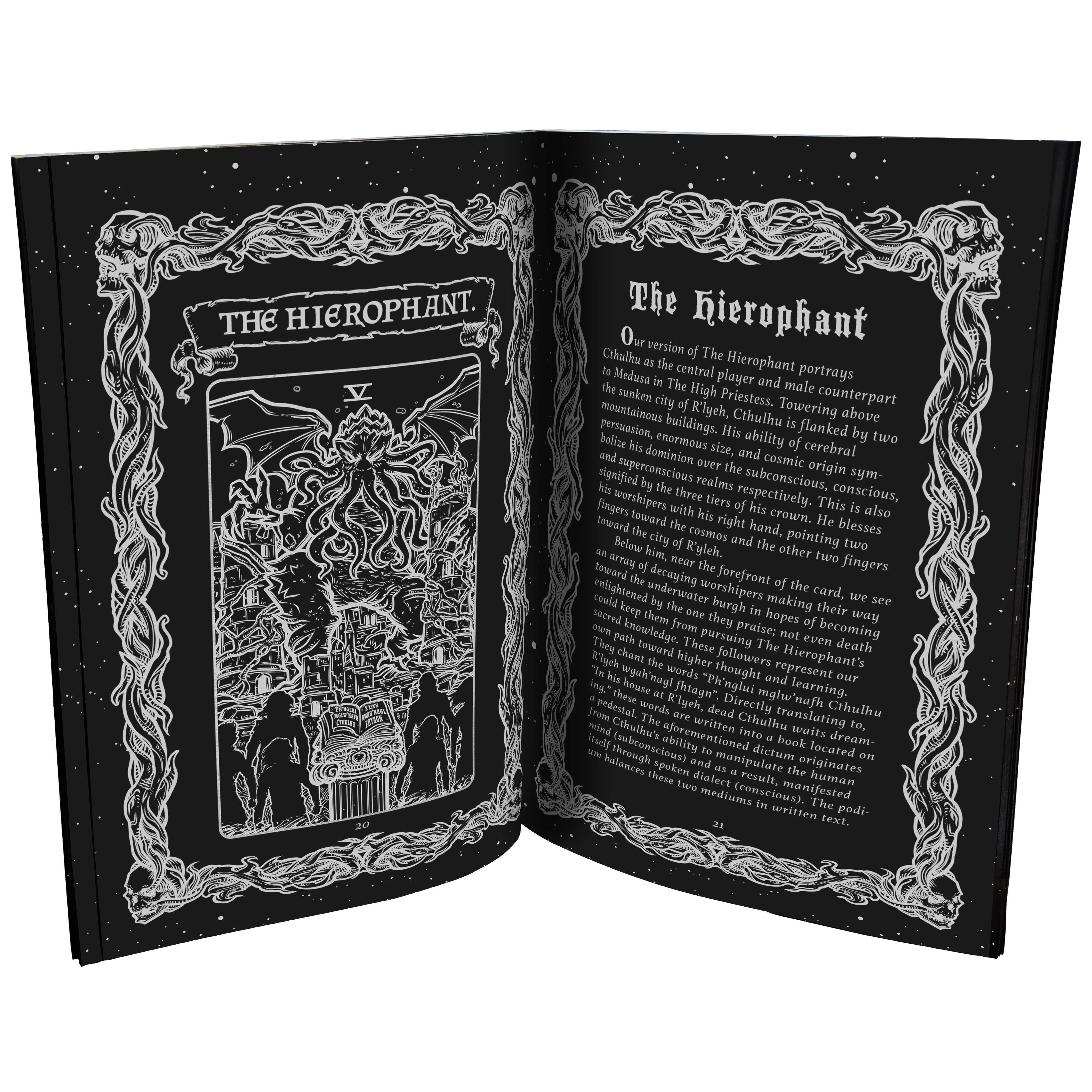 Terror Tarot Card Oracle Shadow Deck 23 Card Major Arcana