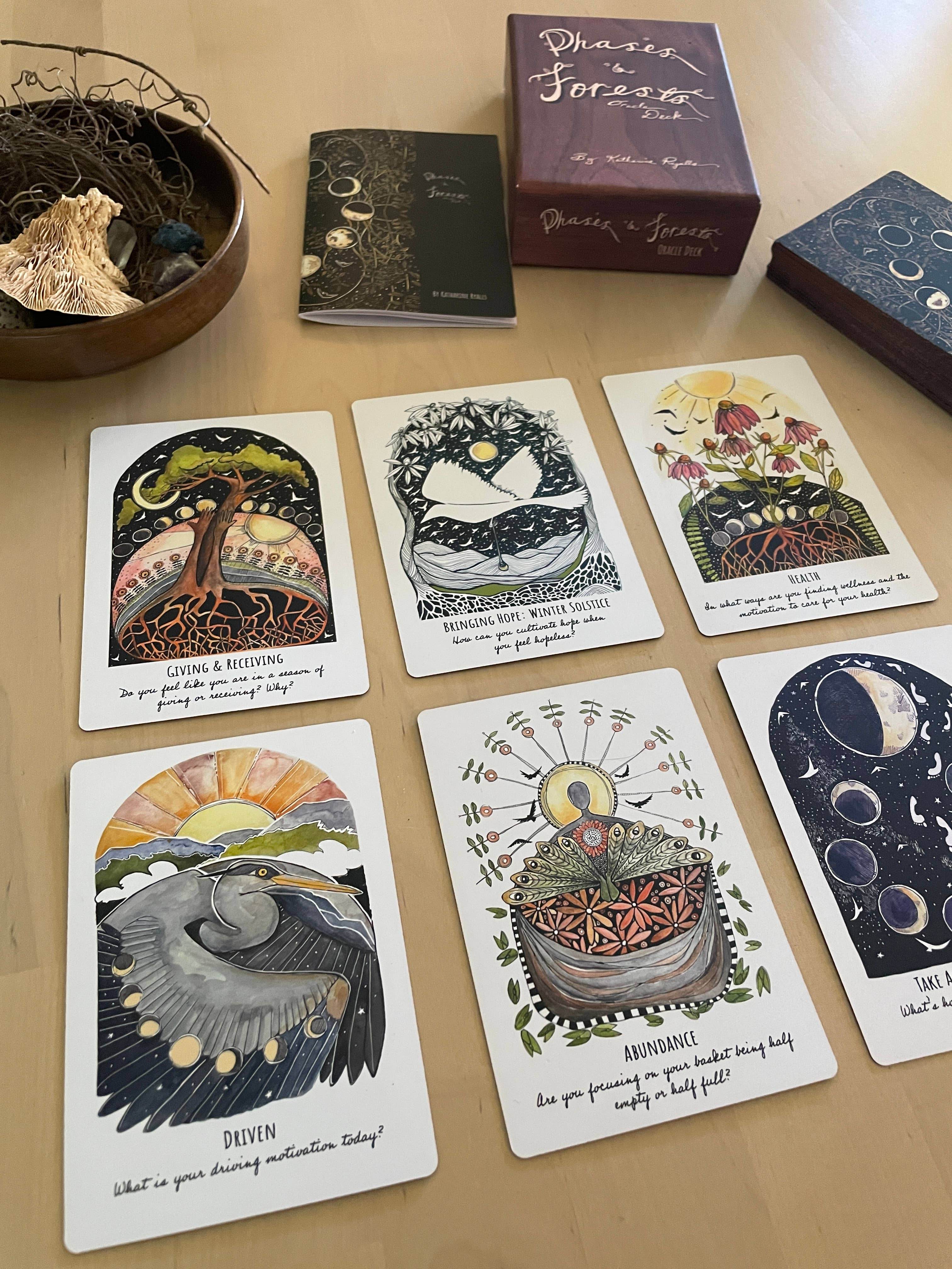 Phases and Forests Oracle Deck - Water Moon Shop