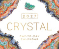 2027 Crystal Day-to-Day Calendar by Adam Barralet, Daily Crystal Ritual Desk Box Calendar