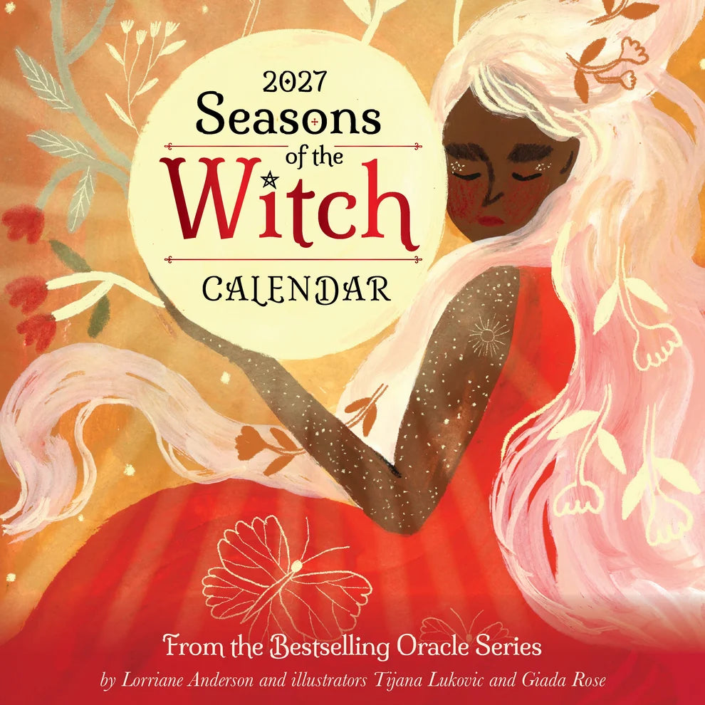 2027 Seasons of the Witch Wall Calendar by Lorriane Anderson, Witchy 12-Month Self-Care Calendar