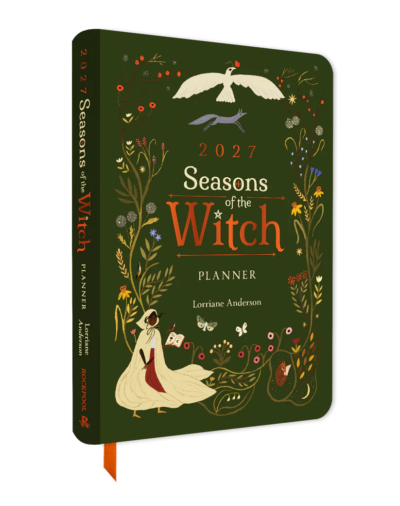 2027 Seasons of the Witch Planner Calendar by Lorriane Anderson, Witchy Journal Planner