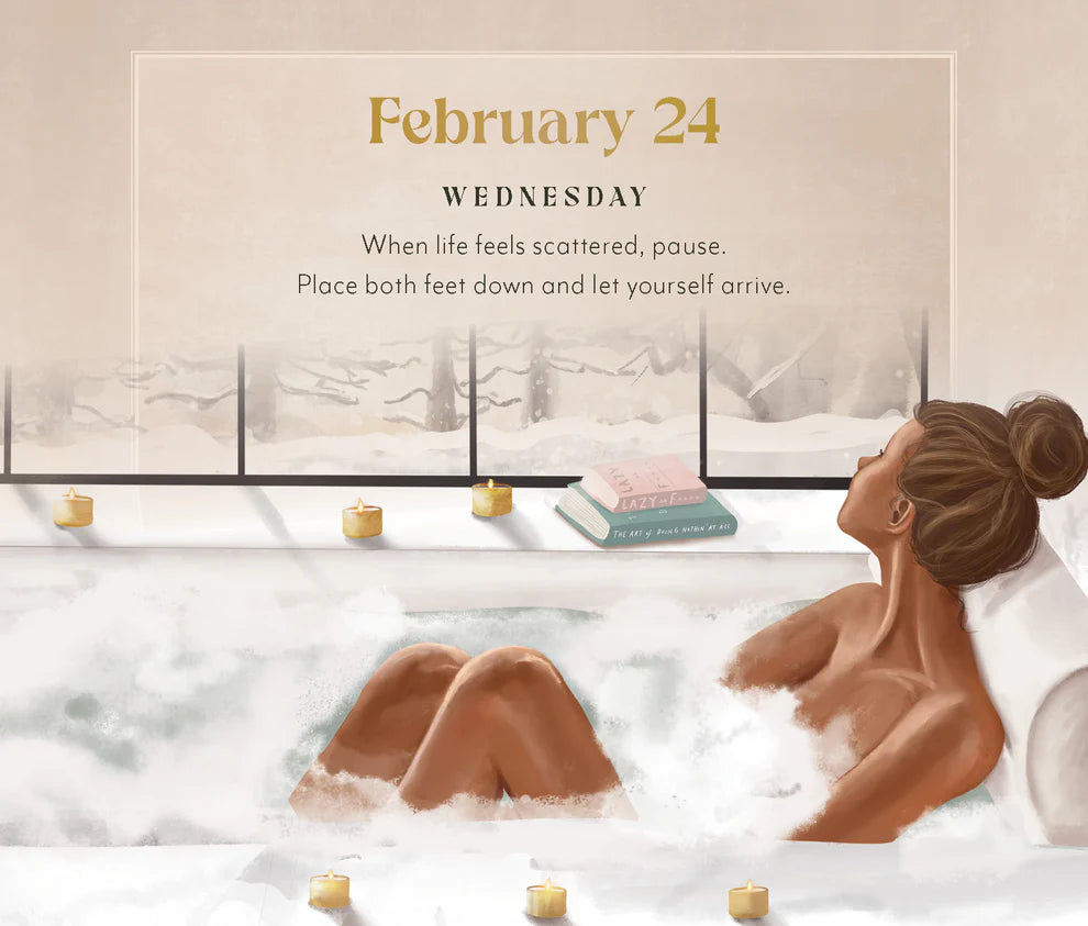 2027 Yoga Magic Day-to-Day Calendar by Stanja Buvac, Daily Yoga Desk Box Calendar
