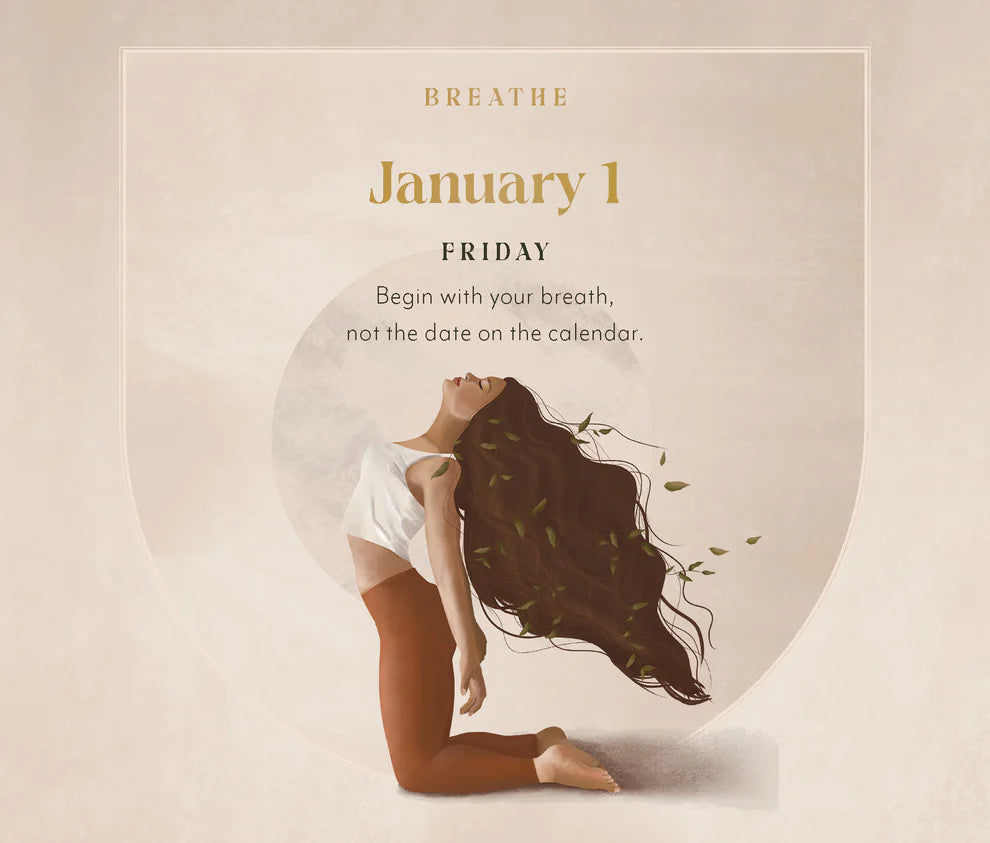 2027 Yoga Magic Day-to-Day Calendar by Stanja Buvac, Daily Yoga Desk Box Calendar