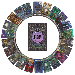 Terror Tarot Card Oracle Deck 23 Card Halloween Major Arcana