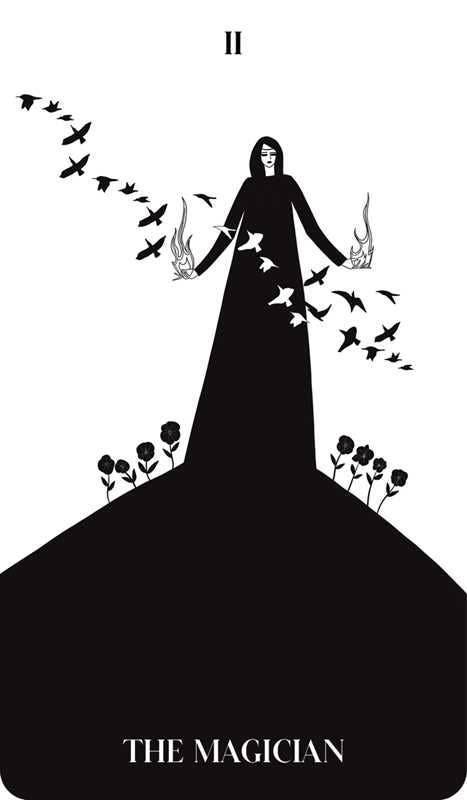 Black Violet Tarot by Heidi Phelps - Water Moon Shop