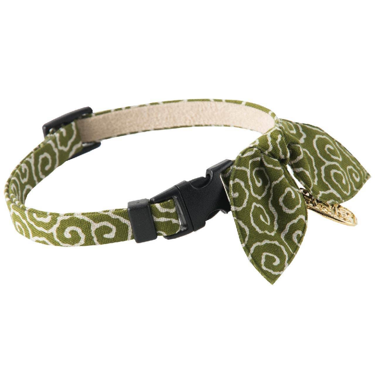 Ninja Cat Collar (Green) - Water Moon Shop