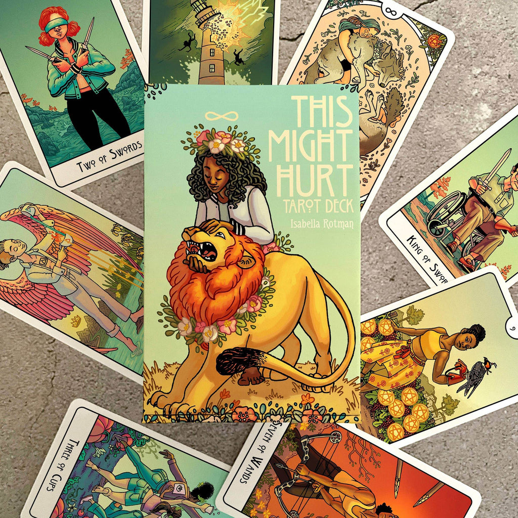 This Might Hurt Tarot Deck by Isabella Rotman - Water Moon Shop