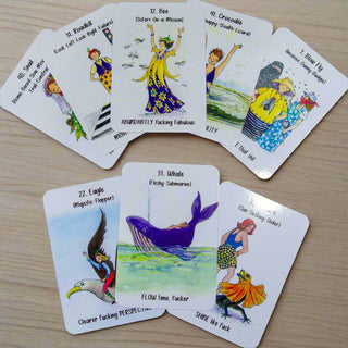 Crude Creatures Oracle Cards - Water Moon Shop
