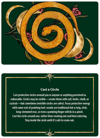 Little Deck of Spells: Protection - 36 Magical Protection Spell Cards, Beginner Witch & Energy Defense Spellwork Deck