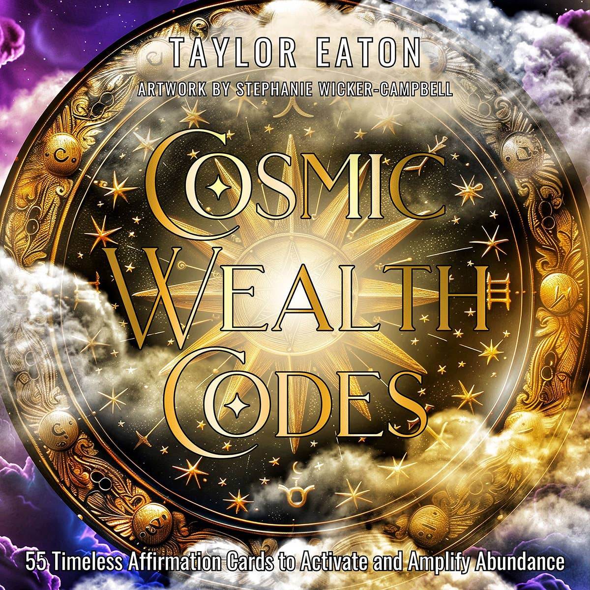 Cosmic Wealth Codes Affirmation Deck: 55 Cards for Abundance - Water Moon Shop
