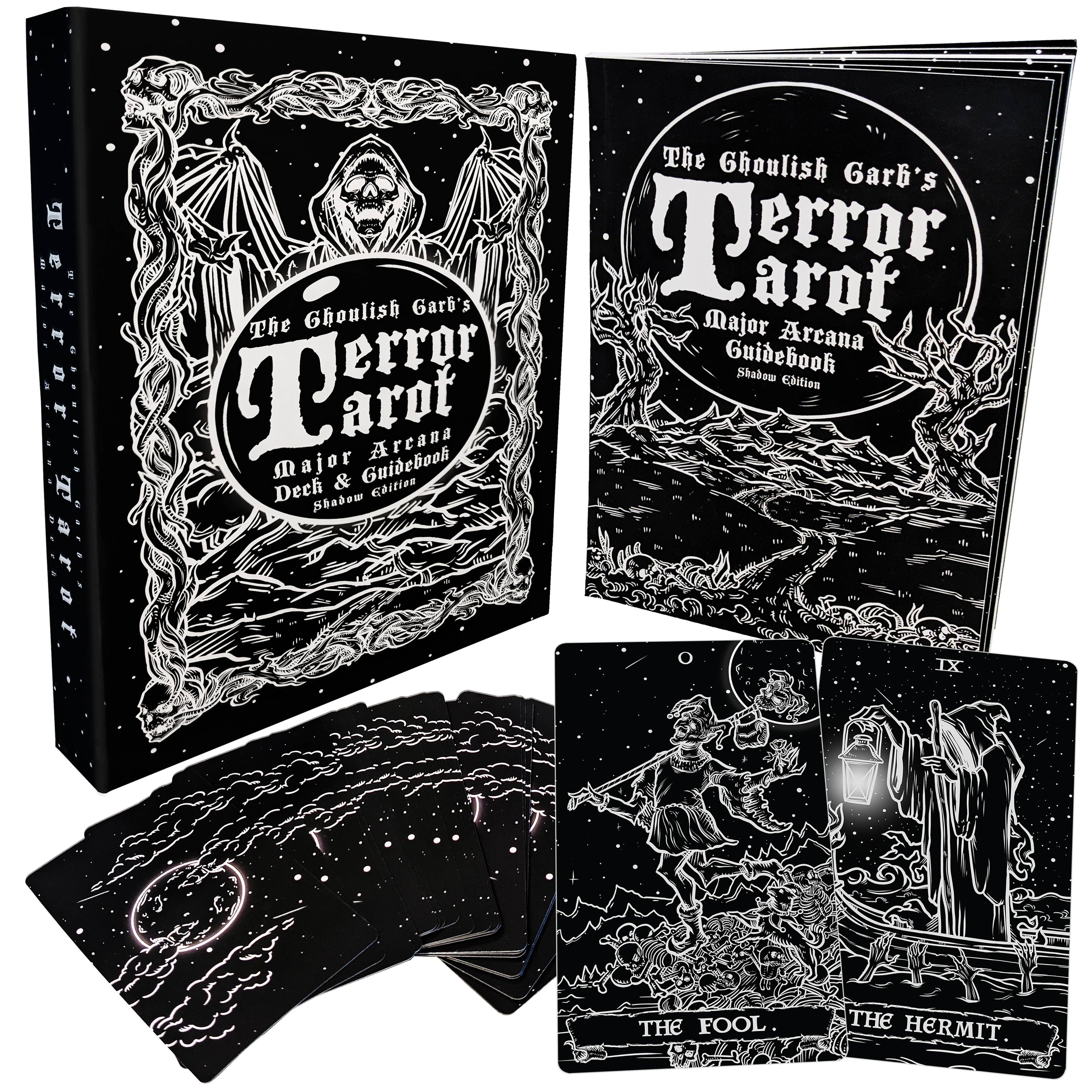 Terror Tarot Card Oracle Shadow Deck 23 Card Major Arcana