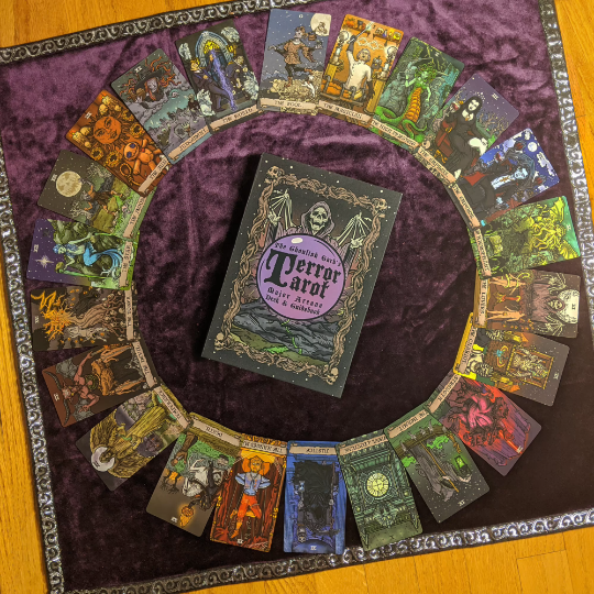 Terror Tarot Card Oracle Deck 23 Card Halloween Major Arcana
