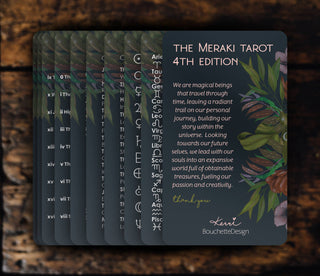 THE MERAKI TAROT 4TH EDITION - 2024 New Deck Launch - Water Moon Shop