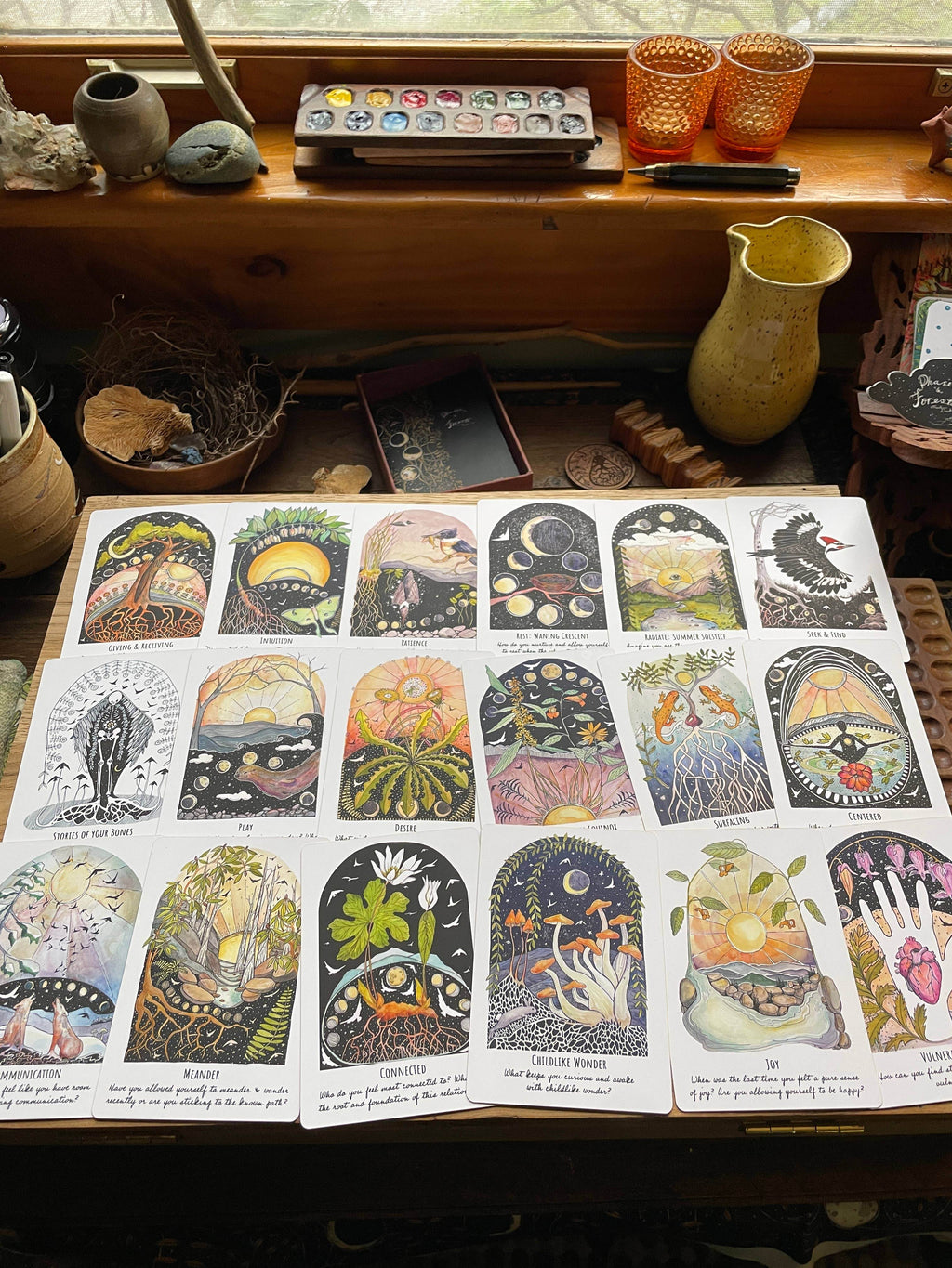 Phases and Forests Oracle Deck - Water Moon Shop