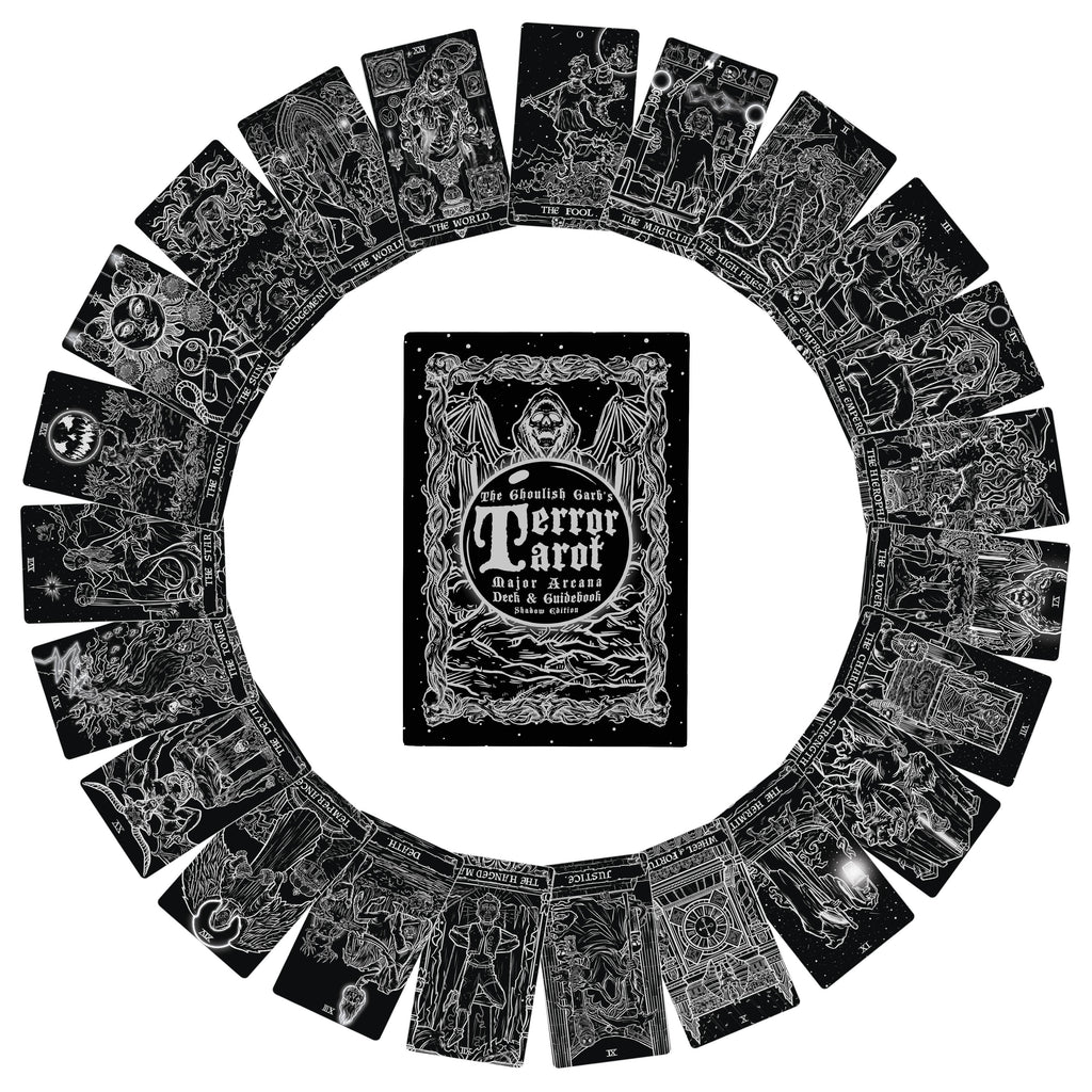 Terror Tarot Card Oracle Shadow Deck 23 Card Major Arcana