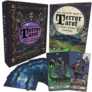 Terror Tarot Card Oracle Deck 23 Card Halloween Major Arcana
