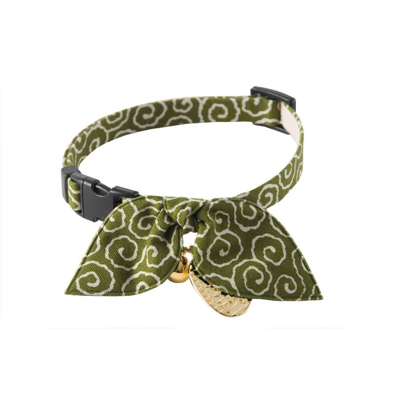 Ninja Cat Collar (Green) - Water Moon Shop