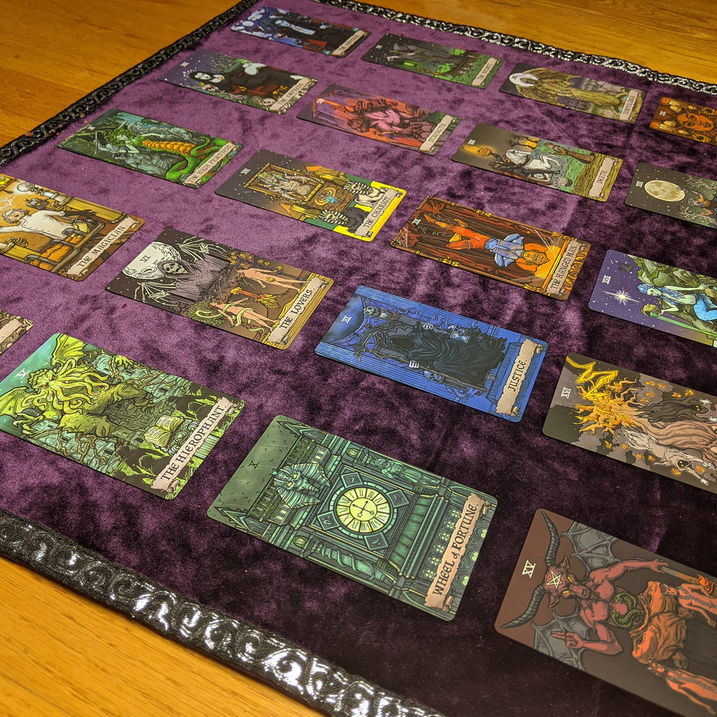 Terror Tarot Card Oracle Deck 23 Card Halloween Major Arcana