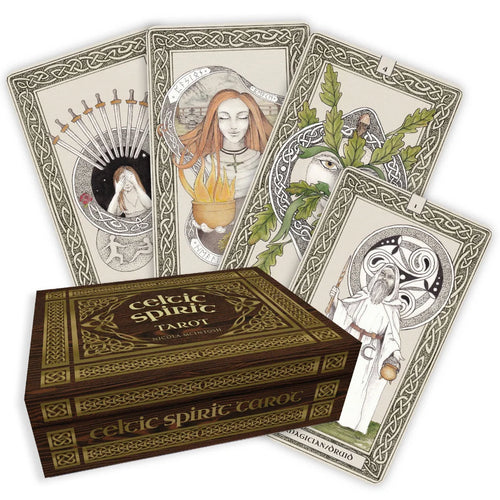 Celtic Spirit Tarot Deck and Guidebook by Nicola McIntosh, 92-Card Celtic Rider-Waite Tarot