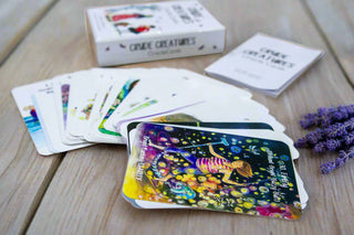 Crude Creatures Oracle Cards - Water Moon Shop