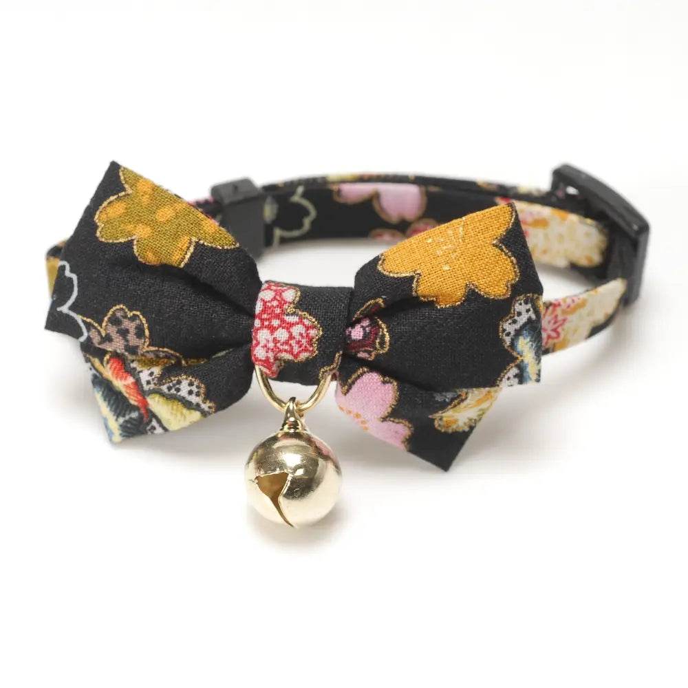 Kimono Bow Tie Cat Collar (Multiple Colors) - Water Moon Shop