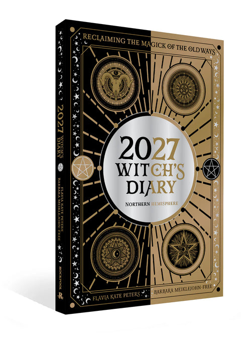2027 Witch's Diary and Planner Calendar by Flavia Kate Peters and Barbara Meiklejohn-Free, Witchy Planner
