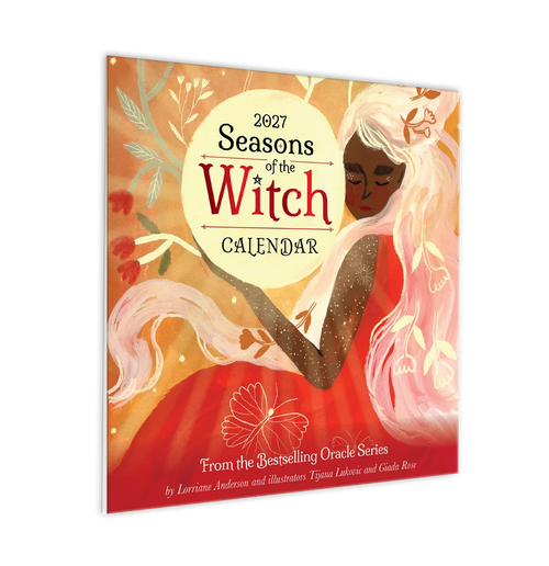 2027 Seasons of the Witch Wall Calendar by Lorriane Anderson, Witchy 12-Month Self-Care Calendar