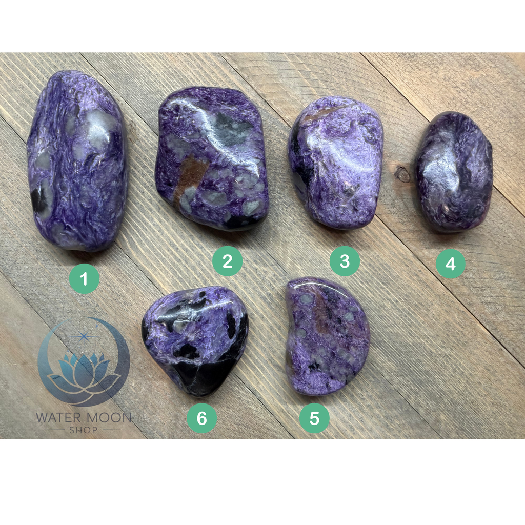 Charoite Tumbled Stone, Siberia, Russia