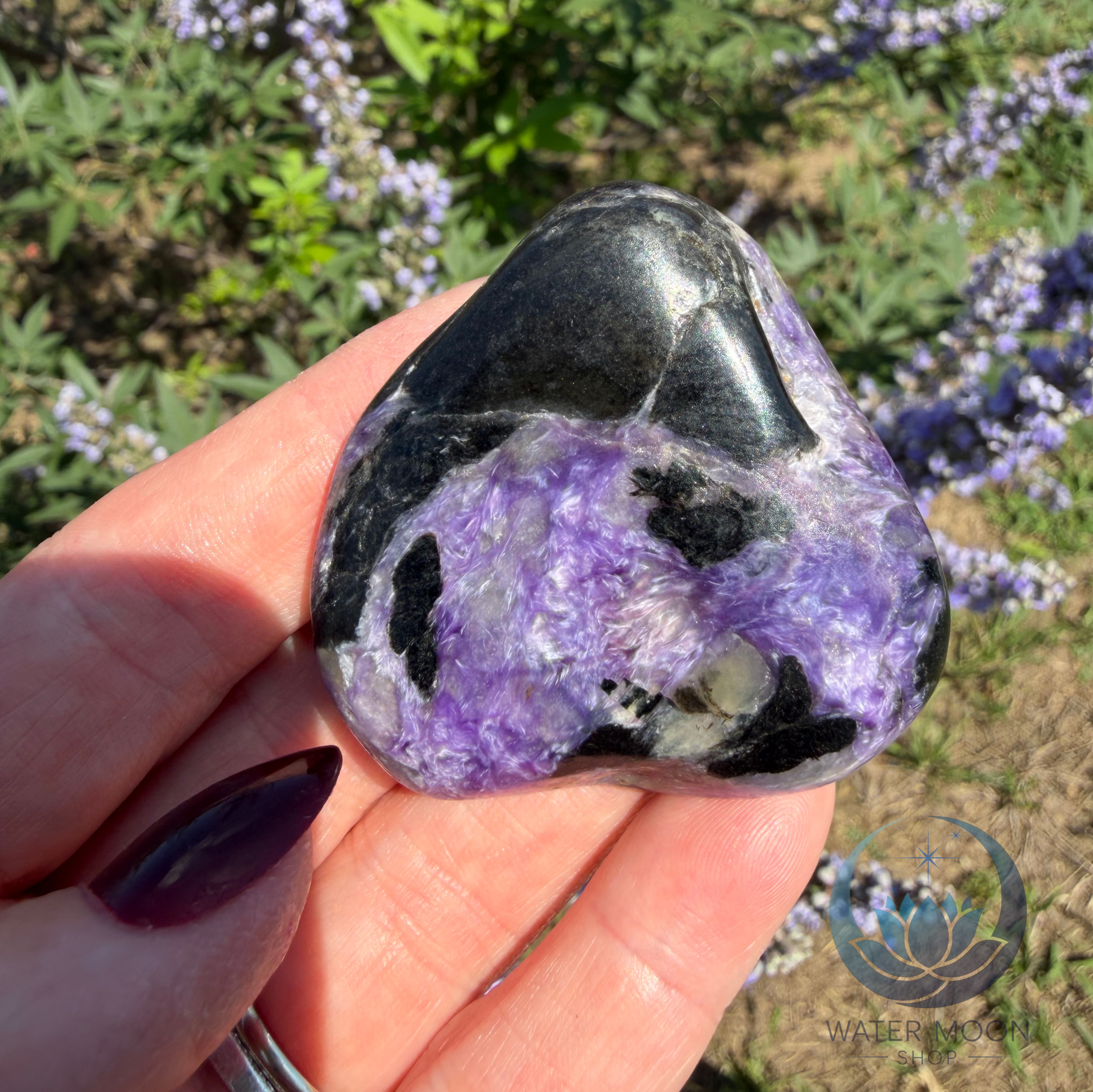Charoite Tumbled Stone, Siberia, Russia