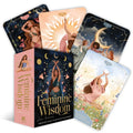 Feminine Wisdom Oracle cards with a box on a white background
