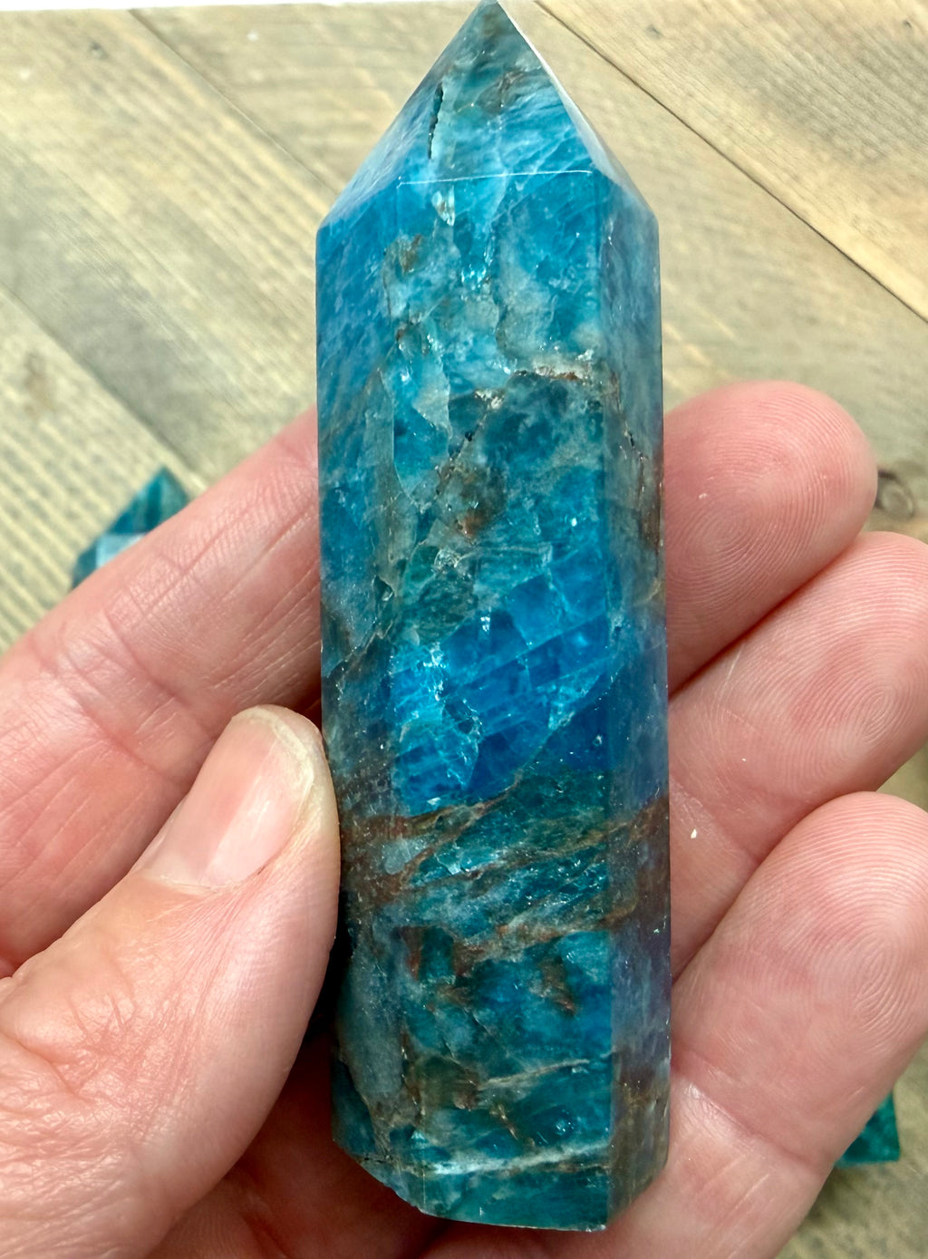 Blue Apatite Tower