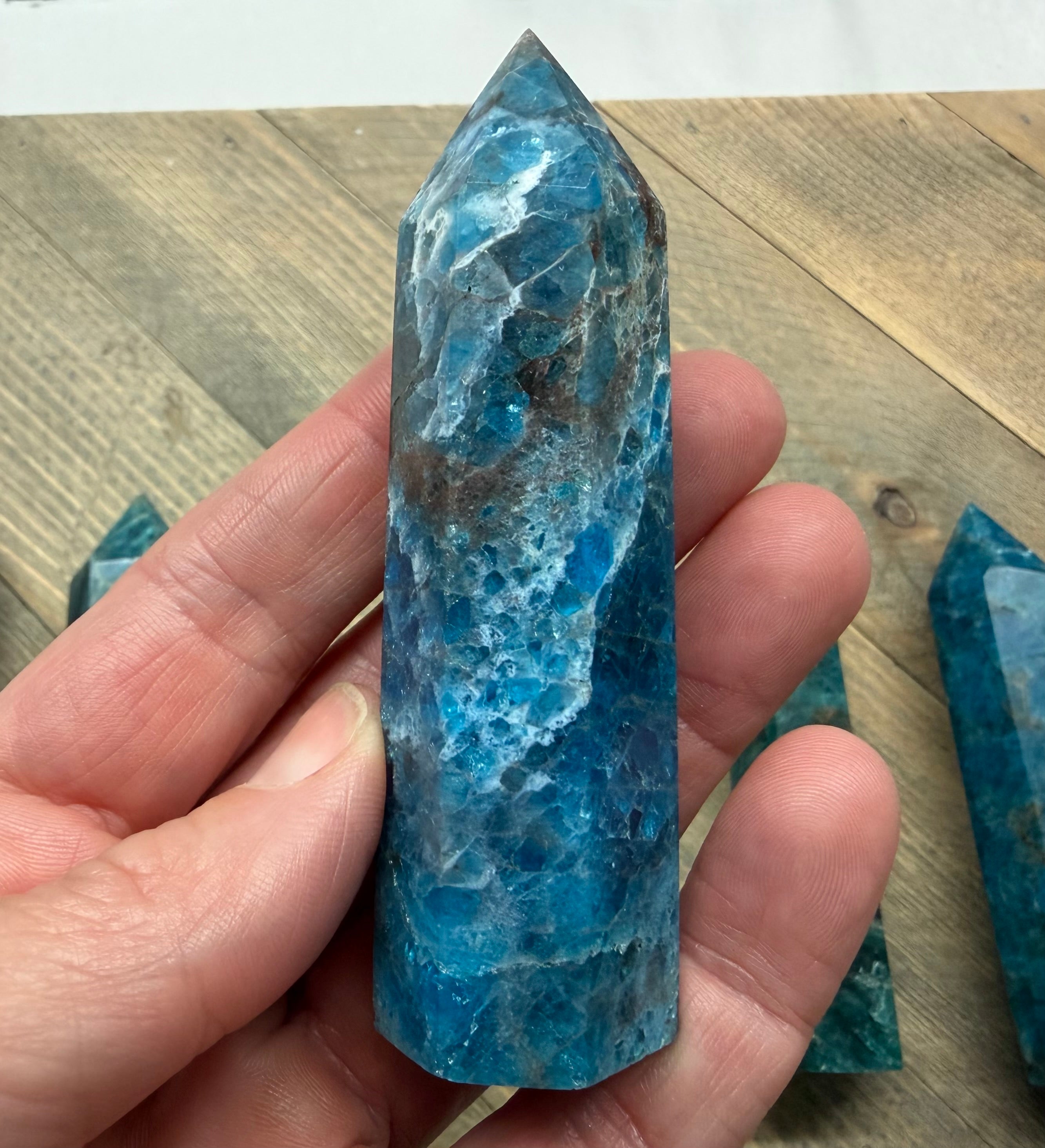 Blue Apatite Tower