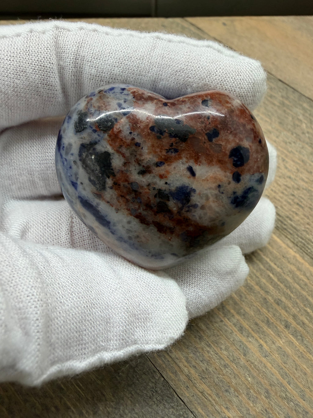 45mm Crystal Puffy Heart | Rose Quartz, Sodalite, or Unakite | Polished Palm Stone | Choose Your Stone