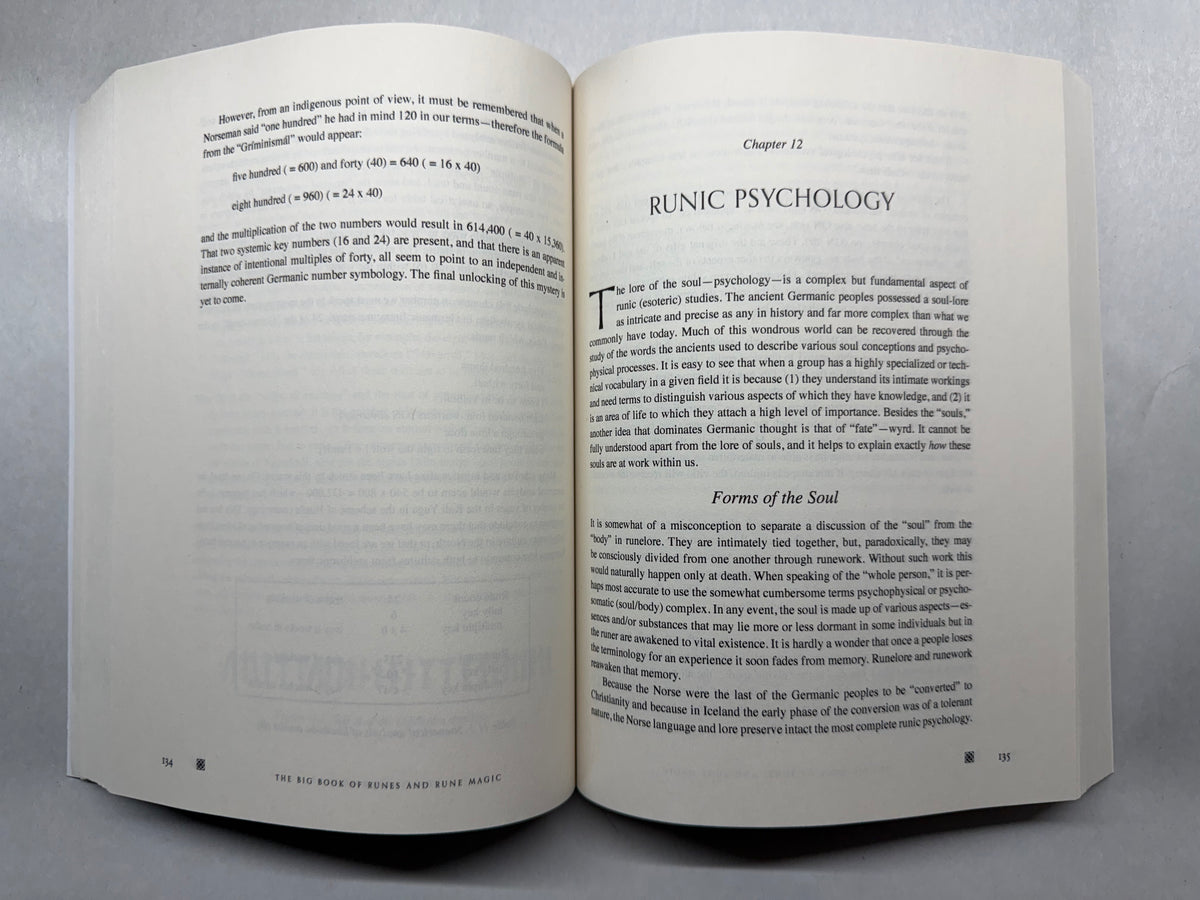 The Big Book of Runes and Rune Magic by Edred Thorsson, Elder Futhark Runecasting Guide