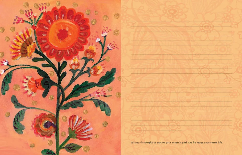Inspired by Frida Journal by Akal Pritam, Frida Kahlo Guided Creative Journal, 208 Pages
