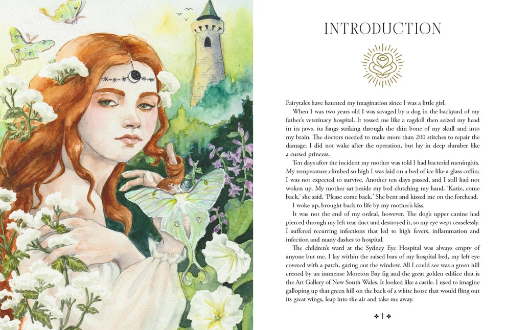 Kate Forsyth's Fairytale Oracle Deck and Guidebook, Dark Fairytale Oracle Cards with Keepsake Box