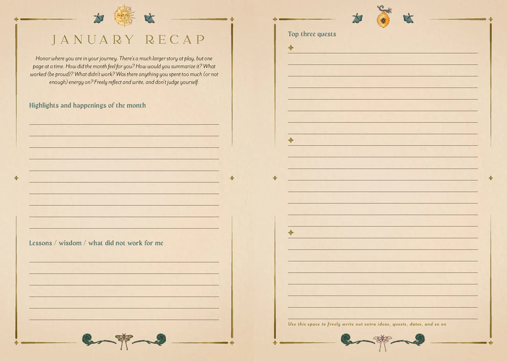 2027 Manifest Your Dreams Planner Calendar by Alexis Rakun, Guided Manifestation Journal