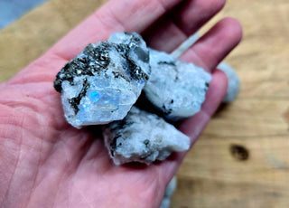 Bulk Rough Rainbow Moonstone A+ Grade Raw Natural Crystal