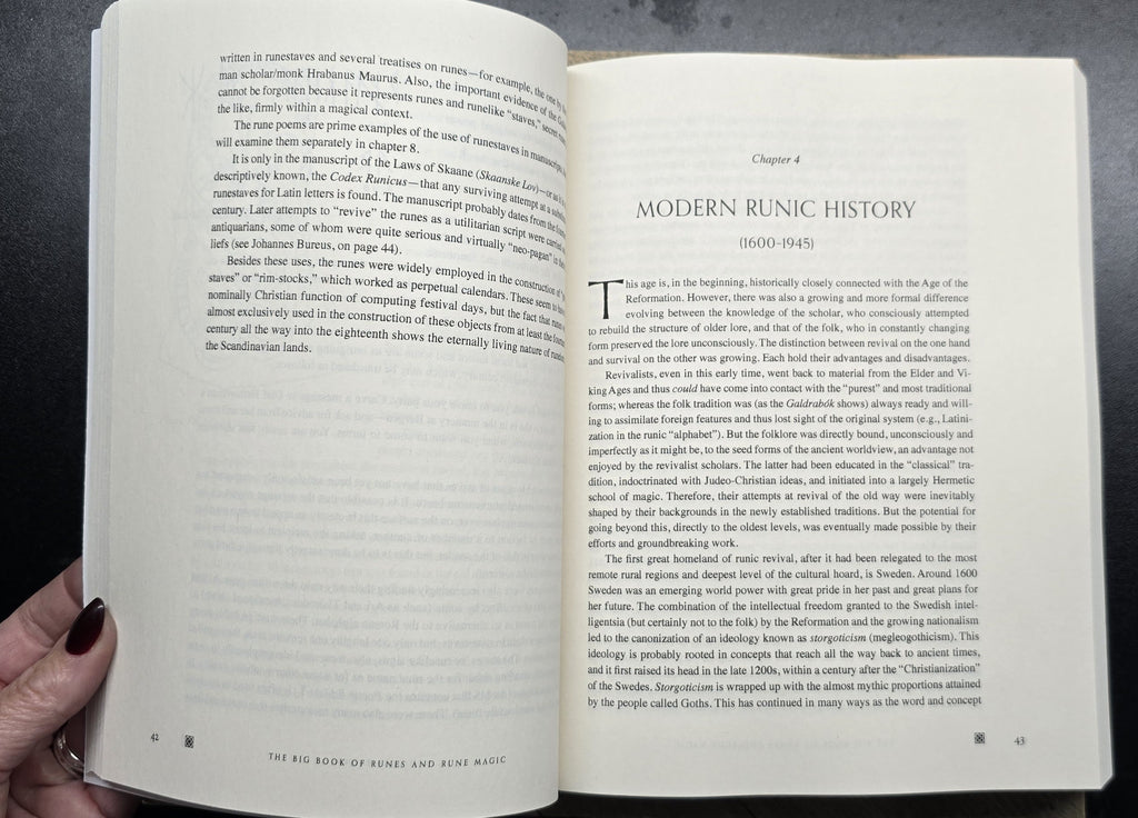 The Big Book of Runes & Rune Stones Rainbow Moonstone, Black Agate, Shungite, Bundle